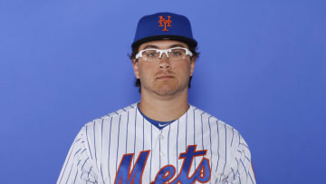 PORT ST. LUCIE, FLORIDA - FEBRUARY 21: Anthony Kay #79 of the New York Mets poses for a photo on Photo Day at First Data Field on February 21, 2019 in Port St. Lucie, Florida. (Photo by Michael Reaves/Getty Images)