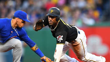 Starling Marte's name is back in the most recent New York Mets trade rumors (Photo by Joe Sargent/Getty Images)