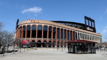 FLUSHING, NEW YORK - MARCH 26: Citi Field is empty on the scheduled date for Opening Day March 26, 2020 in Flushing, New York. Major League Baseball has postponed the start of its season due to the coronavirus (COVID-19) outbreak and MLB commissioner Rob Manfred recently said the league is "probably not gonna be able to" play a full 162-game regular season. (Photo by Al Bello/Getty Images)