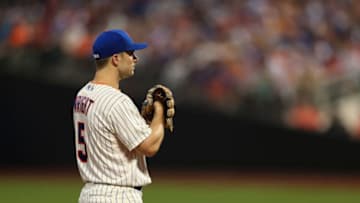 NEW YORK, NY - JULY 16: National League All-Star David Wright #5 of the New York Mets looks on during the 84th MLB All-Star Game on July 16, 2013 at Citi Field in the Flushing neighborhood of the Queens borough of New York City. (Photo by Mike Ehrmann/Getty Images)