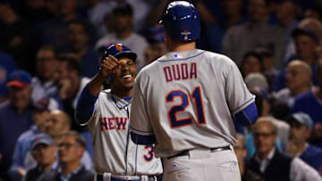 CHICAGO, IL - OCTOBER 21: Lucas Duda (Photo by Jonathan Daniel/Getty Images)