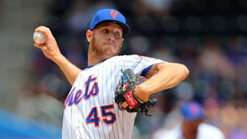 NEW YORK, NY - JUNE 06: Pitcher Zach Wheeler #45 of the New York Mets delivers a pitch during the first inninng of a game against the Baltimore Orioles at Citi Field on June 6, 2018 in the Flushing neighborhood of the Queens borough of New York City. (Photo by Rich Schultz/Getty Images)