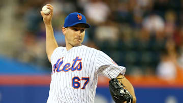 NEW YORK, NY - JUNE 25: Seth Lugo #67 of the New York Mets pitches in the third inning against the Pittsburgh Pirates at Citi Field on June 25, 2018 in the Flushing neighborhood of the Queens borough of New York City. (Photo by Mike Stobe/Getty Images)