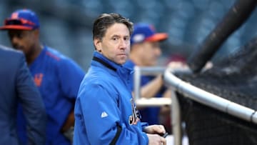 NEW YORK, NY - OCTOBER 05: Jeff Wilpon, COO of the New York Mets, looks on prior to their National League Wild Card game against the San Francisco Giants at Citi Field on October 5, 2016 in New York City. (Photo by Elsa/Getty Images)