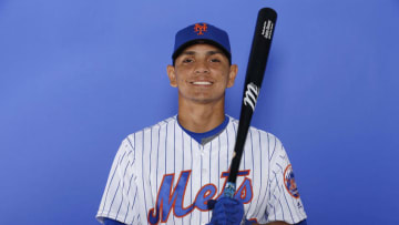 PORT ST. LUCIE, FLORIDA - FEBRUARY 21: Andres Gimenez #72 of the New York Mets poses for a photo on Photo Day at First Data Field on February 21, 2019 in Port St. Lucie, Florida. (Photo by Michael Reaves/Getty Images)