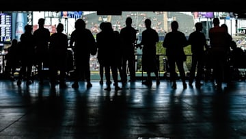 Oct 2, 2016; Denver, CO, USA; Fans watch in the seventh inning of the game between the Colorado Rockies and the Milwaukee Brewers at Coors Field. Mandatory Credit: Isaiah J. Downing-USA TODAY Sports
