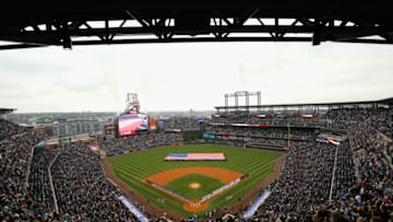 DENVER, CO - OCTOBER 07: A general view of Coors Field before the start of Game Three of the National League Division Series between the Milwaukee Brewers and the Colorado Rockies on October 7, 2018 in Denver, Colorado. (Photo by Justin Edmonds/Getty Images)