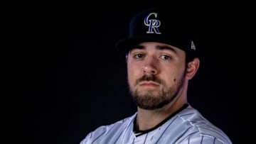 SCOTTSDALE, AZ - FEBRUARY 20: Ben Bowden #81 of the Colorado Rockies poses during MLB Photo Day on February 20, 2019 at Salt River Fields at Talking Stick in Scottsdale, Arizona. (Photo by Justin Tafoya/Getty Images)