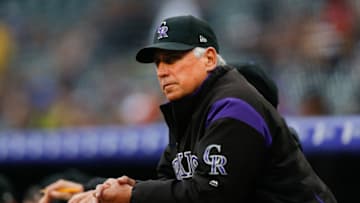 DENVER, CO - MAY 7: Manager Bud Black of the Colorado Rockies looks on during the first inning against the San Francisco Giants at Coors Field on May 7, 2019 in Denver, Colorado. (Photo by Justin Edmonds/Getty Images)