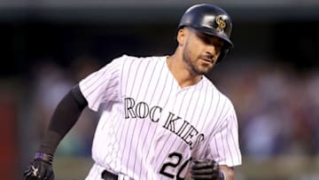 Colorado Rockies outfielder/first baseman Ian Desmond. (Photo by Matthew Stockman/Getty Images)
