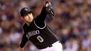 DENVER, CO - JUNE 20: Adam Ottavino #0 of the Colorado Rockies pitches in the eighth inning against the Arizona Diamondbacks at Coors Field on June 20, 2017 in Denver, Colorado. (Photo by Matthew Stockman/Getty Images)