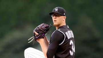 DENVER, CO - JUNE 21: Starting pitcher Jeff Hoffman #34 of the Colorado Rockies throws in the first inning against the Arizona Diamondbacks at Coors Field on June 21, 2017 in Denver, Colorado. (Photo by Matthew Stockman/Getty Images)