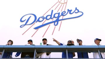 LOS ANGELES, CA - MARCH 29: Los Angeles Dodgers fans before the game against the San Francisco Giants during the 2018 Major League Baseball opening day at Dodger Stadium on March 29, 2018 in Los Angeles, California. (Photo by Harry How/Getty Images)