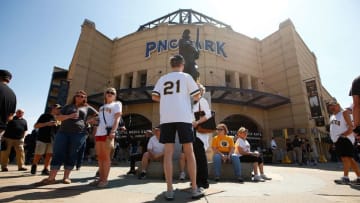 PITTSBURGH, PA - APRIL 13: General view as fans enter PNC Park prior to the Opening Day game between the Pittsburgh Pirates and the Detroit Tigers at PNC Park on April 13, 2015 in Pittsburgh, Pennsylvania. (Photo by Jared Wickerham/Getty Images)