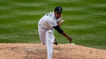 Aug 12, 2020; Denver, Colorado, USA; Colorado Rockies relief pitcher Yency Almonte (62) pitches in the seventh inning against the Arizona Diamondbacks at Coors Field. Mandatory Credit: Isaiah J. Downing-USA TODAY Sports