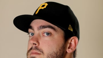 BRADENTON, FLORIDA - FEBRUARY 20: Will Craig #75 of the Pittsburgh Pirates poses for a portrait during the Pittsburgh Pirates Photo Day on February 20, 2019 at Pirate City in Bradenton, Florida. (Photo by Elsa/Getty Images)