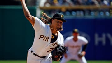 PITTSBURGH, PA - APRIL 01: Chris Archer #24 of the Pittsburgh Pirates pitches against the St. Louis Cardinals at the home opener at PNC Park on April 1, 2019 in Pittsburgh, Pennsylvania. (Photo by Justin K. Aller/Getty Images)