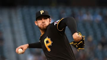 PHOENIX, ARIZONA - MAY 14: Joe Musgrove #59 of the Pittsburgh Pirates delivers a first inning pitch against the Arizona Diamondbacks at Chase Field on May 14, 2019 in Phoenix, Arizona. (Photo by Norm Hall/Getty Images)