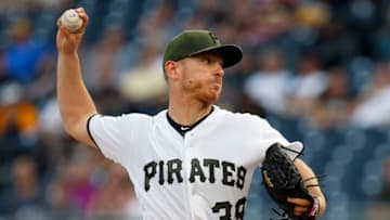 PITTSBURGH, PA - MAY 17: Chad Kuhl #39 of the Pittsburgh Pirates pitches in the first inning against the San Diego Padres during the game at PNC Park on May 17, 2018 in Pittsburgh, Pennsylvania. (Photo by Justin K. Aller/Getty Images)