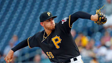 PITTSBURGH, PA - MAY 30: Joe Musgrove #59 of the Pittsburgh Pirates pitches in the first inning against the Chicago Cubs at PNC Park on May 30, 2018 in Pittsburgh, Pennsylvania. (Photo by Justin K. Aller/Getty Images)
