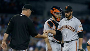 DETROIT, MI - JULY 5: Pitcher George Kontos; (Photo by Duane Burleson/Getty Images)