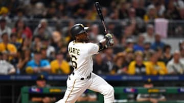 PITTSBURGH, PA - AUGUST 18: Starling Marte