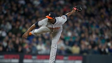 SEATTLE, WA - APRIL 10: Reliever Michael Feliz
