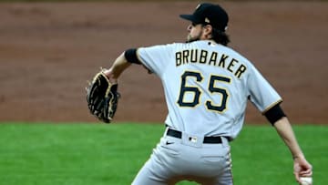 Pittsburgh Pirates starting pitcher JT Brubaker (65) delivers in the third inning of a baseball game against the Cincinnati Reds, Wednesday, Sept. 16, 2020, at Great American Ball Park in Cincinnati.Pittsburgh Pirates At Cincinnati Reds Sept 16