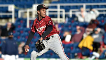 Altoona Curve pitcher Roansy Contreras as the Binghamton Rumble Ponies hosted Altoona on Tuesday, May 11, 2021. The Ponies lost to the Curve, with a score of 5-0.