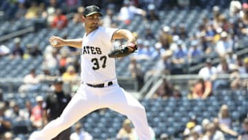 Jun 23, 2021; Pittsburgh, Pennsylvania, USA; Pittsburgh Pirates starting pitcher Chase De Jong (37) delivers a pitch against the Chicago White Sox during the first inning at PNC Park. Mandatory Credit: Charles LeClaire-USA TODAY Sports
