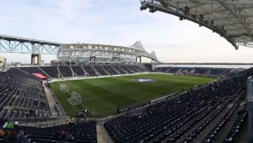 Nov 20, 2021; Chester, PA, USA; A general view before a round one MLS Playoff game between the New York Red Bulls and Philadelphia Union at Subaru Park. Mandatory Credit: Bill Streicher-USA TODAY Sports