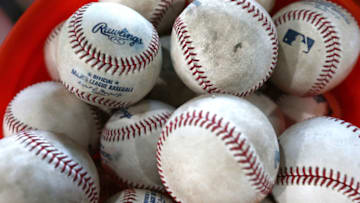 SEATTLE, WASHINGTON - SEPTEMBER 21: A general view of game balls at T-Mobile Park. (Seattle Mariners Sodo Mojo) (Photo by Abbie Parr/Getty Images)