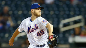 NEW YORK, NEW YORK - SEPTEMBER 10: Zack Wheeler #45 of the New York Mets pitches in the first inning against the Arizona Diamondbacks at Citi Field on September 10, 2019 in New York City. (Photo by Mike Stobe/Getty Images)