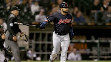 CHICAGO, IL - SEPTEMBER 26: Edwin Encarnacion #10 of the Cleveland Indians rounds the bases after hitting a home run in the fourth inning against the Chicago White Sox at Guaranteed Rate Field on September 26, 2018 in Chicago, Illinois. (Photo by Dylan Buell/Getty Images)