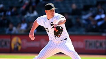 CHICAGO - APRIL 14: Matt Foster #63 of the Chicago White Sox pitches against the Seattle Mariners on April 14, 2022 at Guaranteed Rate Field in Chicago, Illinois. (Photo by Ron Vesely/Getty Images)