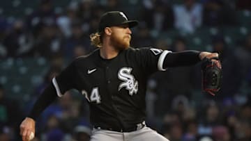 CHICAGO, ILLINOIS - MAY 03: Michael Kopech #34 of the Chicago White Sox throws a pitch during the first inning of a game against the Chicago Cubs at Wrigley Field on May 03, 2022 in Chicago, Illinois. (Photo by Nuccio DiNuzzo/Getty Images)