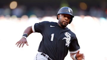 SEATTLE, WASHINGTON - SEPTEMBER 05: Elvis Andrus #1 of the Chicago White Sox rounds third base during the fifth inning against the Seattle Mariners at T-Mobile Park on September 05, 2022 in Seattle, Washington. (Photo by Steph Chambers/Getty Images)