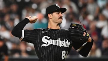 CHICAGO, IL - SEPTEMBER 20: Dylan Cease #84 of the Chicago White Sox pitches against the Cleveland Guardians at Guaranteed Rate Field on September 20, 2022 in Chicago, Illinois. (Photo by Jamie Sabau/Getty Images)