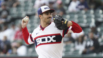 CHICAGO, ILLINOIS - SEPTEMBER 25: Dylan Cease #84 of the Chicago White Sox throws a pitch during the first inning of a game against the Detroit Tigers at Guaranteed Rate Field on September 25, 2022 in Chicago, Illinois. (Photo by Nuccio DiNuzzo/Getty Images)