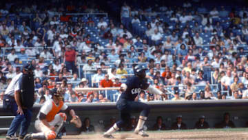 NEW YORK - CIRCA 1977: Ralph Garr #48 of the Chicago White Sox bats against the New York Yankees during an Major League Baseball game circa 1977 at Yankee Stadium in the Bronx borough of New York City. Garr played for the White Sox from 1976-79. (Photo by Focus on Sport/Getty Images)