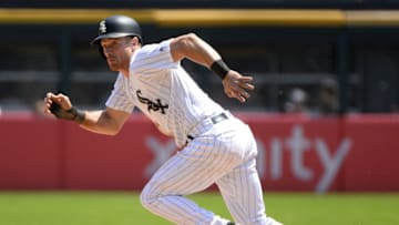 CHICAGO - JUNE 16: Charlie Tilson #22 of the Chicago White Sox runs the bases against the Detroit Tigers on June 16, 2018 at Guaranteed Rate Field in Chicago, Illinois. (Photo by Ron Vesely/MLB Photos via Getty Images)