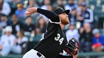 CHICAGO, ILLINOIS - JUNE 07: Starting pitcher Michael Kopech #34 of the Chicago White Sox delivers the baseball in the first inning against the Los Angeles Dodgers at Guaranteed Rate Field on June 07, 2022 in Chicago, Illinois. (Photo by Quinn Harris/Getty Images)