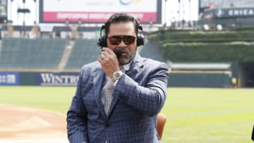 CHICAGO, ILLINOIS - JULY 07: Former Chicago White Sox manager Ozzie Guillen prior to the start of the game between t he Chicago White Sox and the Chicago Cubs at Guaranteed Rate Field on July 07, 2019 in Chicago, Illinois. (Photo by Nuccio DiNuzzo/Getty Images)