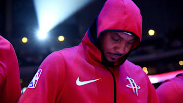 Carmelo Anthony #7 of the Houston Rockets (Photo by Andrew D. Bernstein/NBAE via Getty Images)