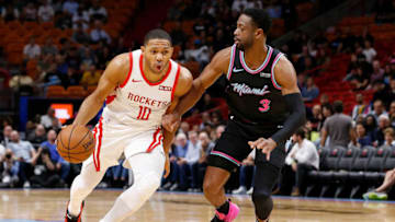Eric Gordon #10 of the Houston Rockets (Photo by Michael Reaves/Getty Images)