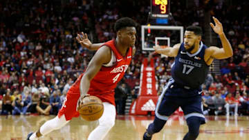 Danuel House Jr. #4 of the Houston Rockets (Photo by Bob Levey/Getty Images)