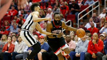 James Harden #13 of the Houston Rockets (Photo by Tim Warner/Getty Images)