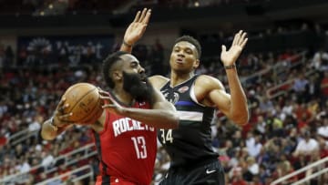 Houston Rockets James Harden (Photo by Tim Warner/Getty Images)