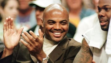Houston Rockets forward Charles Barkley (Photo by Mike FIALA / AFP) (Photo by MIKE FIALA/AFP via Getty Images)