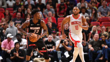 Jimmy Butler Eric Gordon (Photo by Mark Brown/Getty Images)